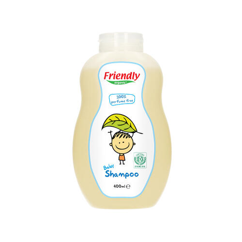 Friendly Organic Sampon fara parfum pentru bebe, 400 ml