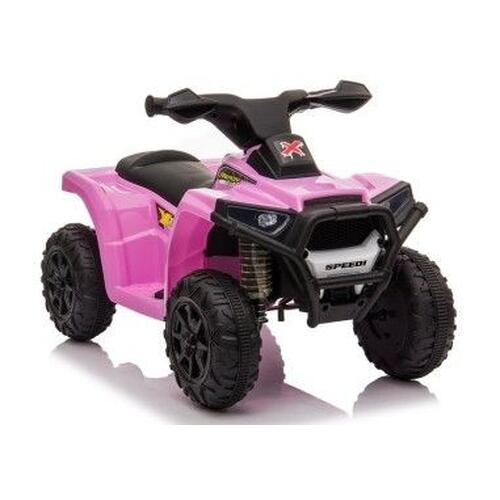 ATV Quad electric, pentru copii, XH116, LeanToys, 5706, roz-negru