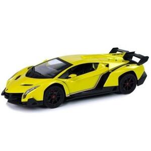 Masinuta sport RC pentru copii cu telecomanda, Lamborghini Veneno galben, LeanToys, 9741